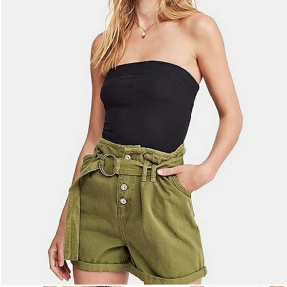 NWT Free People Cindy Utility Short in‎ Sage Size 4 - Picture 2 of 13